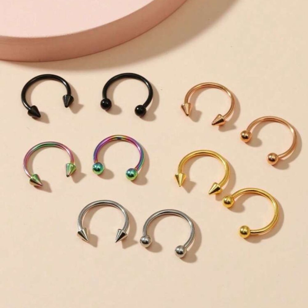 3for$20 HUGE DEAL 10pc cone + ball  nose Piercing